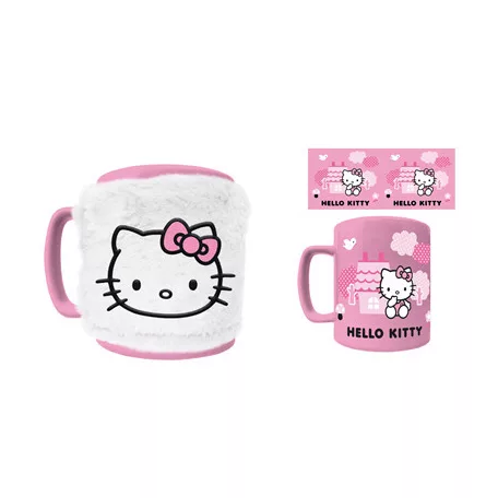 HELLO KITTY (PINK BOW) FUZZY MUG-FZMG2401850