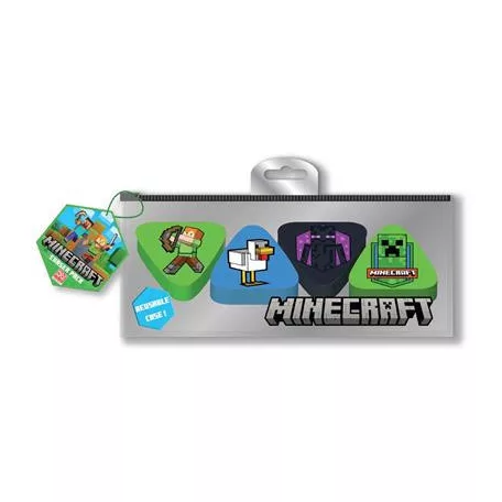 MINECRAFT (CHARACTERS) ERASER SET-SR74686