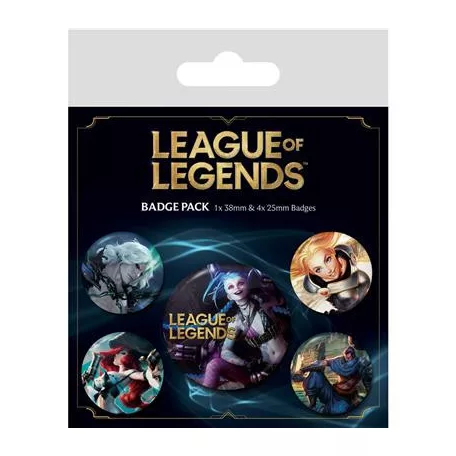 LEAGUE OF LEGENDS (CHAMPIONS) BADGE PACK-BP2404787