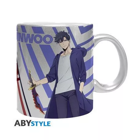 SOLO LEVELING - Mug - 320 ml - Jinwoo & Igris - subli silver-ABYMUGA695