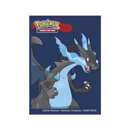 UP - Mega Charizard X 65ct Deck Protector Sleeves for the Pokémon Trading Card Game-16730