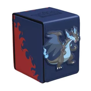 UP - Mega Charizard X Alcove Flip Deck Box for the Pokémon Trading Card Game-16734