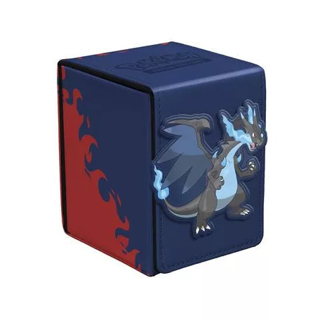 UP - Mega Charizard X Alcove Flip Deck Box for the Pokémon Trading Card Game-16734