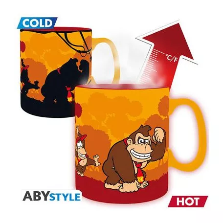 DONKEY KONG - Mug Heat Change - 460 ml - Donkey Kong - cardboard-ABYMUGA668
