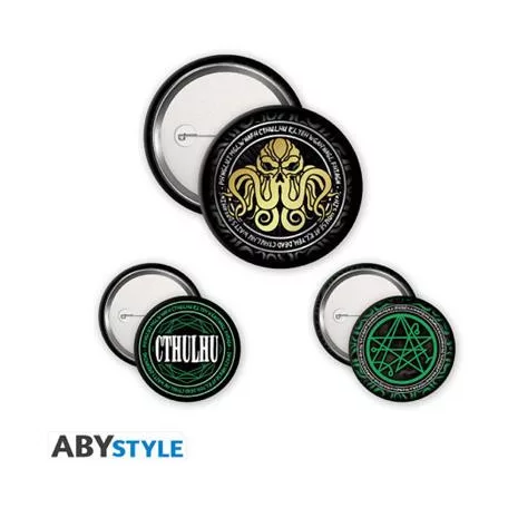 CTHULHU - Badge Pack - Necronomicon-ABYACC601