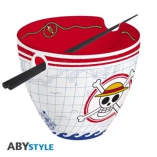 ONE PIECE - Ramen Bowl with chopsticks - "Monkey D. Luffy"-ABYBOL081