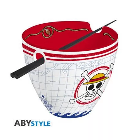 ONE PIECE - Ramen Bowl with chopsticks - "Monkey D. Luffy"-ABYBOL081