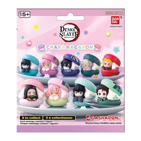 Gashapon Blind packs - DEMON SLAYER CHARA MACARON (24 pcs)-VE90765