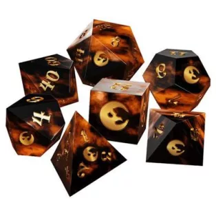 The Crooked Moon Resin Dice-AVNLAE-TCM-DCMS