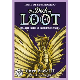 The Deck of Loot: Core Pack 3 - CR 11-30 - EN-TOS-DOL3