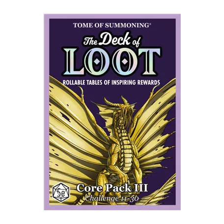 The Deck of Loot: Core Pack 3 - CR 11-30 - EN-TOS-DOL3