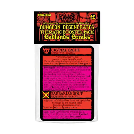 Dungeon Degenerates: Badlands Breaks Booster - EN-GOBDD013
