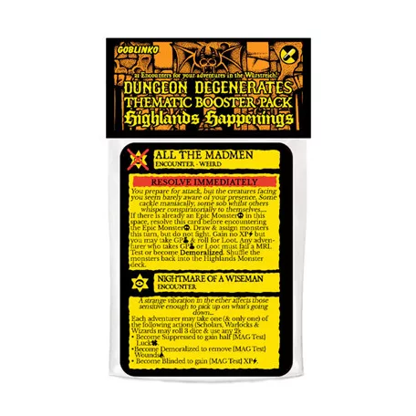 Dungeon Degenerates: Highlands Happenings Booster - EN-GOBDD014