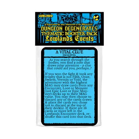 Dungeon Degenerates: Lowlands Encounters Booster - EN-GOBDD012