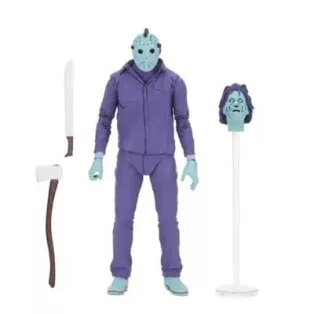 Friday the 13th - 7" Scale Figure - Jason (Classic Video Game Appearance w/ Theme Music)-NE39715-01