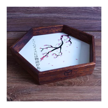 Kanji Wooden Dice Tray-WADTKN01