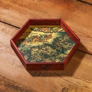 The Witcher Wooden Dice Tray-WAWDT01