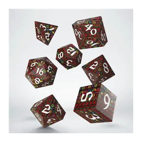 Full Art Dice Set: Krajka-SWSPBLFO