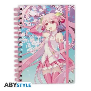 HATSUNE MIKU - Notebook A5 Spirale "Cherry Blossom"-ABYNOT159