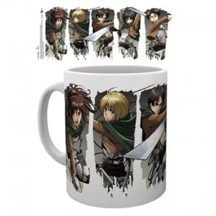 ATTACK ON TITAN - Mug - 320 ml - Character Montage - subli - box-MG2325