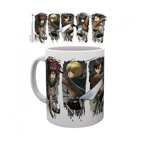 ATTACK ON TITAN - Mug - 320 ml - Character Montage - subli - box-MG2325