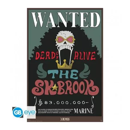 ONE PIECE - Poster Maxi 91.5x61 - Wanted Brook-GBYDCO558