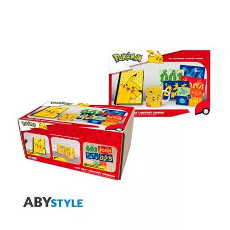 POKEMON - Pck A5 Notebook + Mug320ml + Postcards "Pikachu"-ABYPCK286