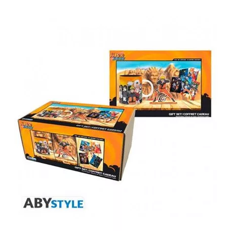 NARUTO SHIPPUDEN - Pck Mug320ml + Acryl® + Postcards "Naruto"-ABYPCK285