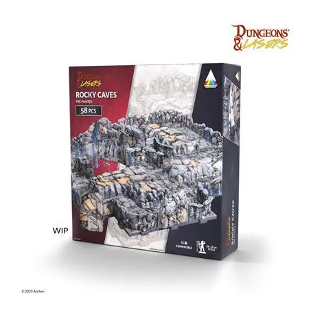 Dungeons & Lasers - Rocky Caves: Pre-Painted - EN-DNL0124