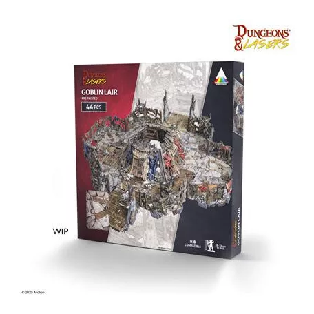 Dungeons & Lasers - Goblin Lair: Pre-Painted - EN-DNL0125