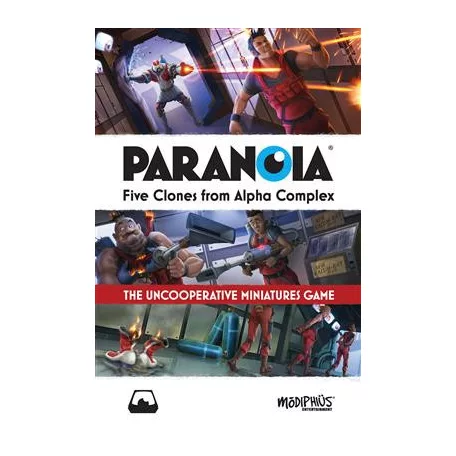Paranoia Five Clones from Alpha Complex Book - EN-MUH087002