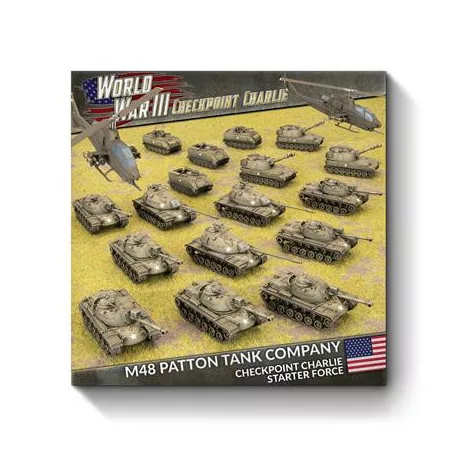 Checkpoint Charlie M48 Patton Tank Company (Plastic) - Limited Edition-TUSAB07