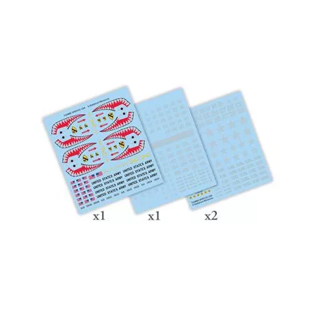Checkpoint Charlie American Decals (x4 decal sheets)-TUS960