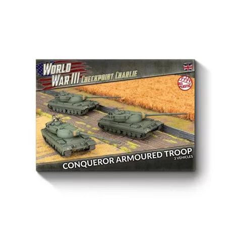 Checkpoint Charlie Conqueror Armoured Troop (x3 Plastic)-TBBX17