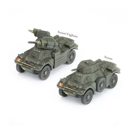 Checkpoint Charlie Ferret and Ferret Vigilant Scout Cars (x2)-TBR311