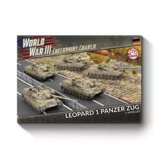 Checkpoint Charlie Leopard 1 Panzer Zug (x5 Plastic)-TGBX20