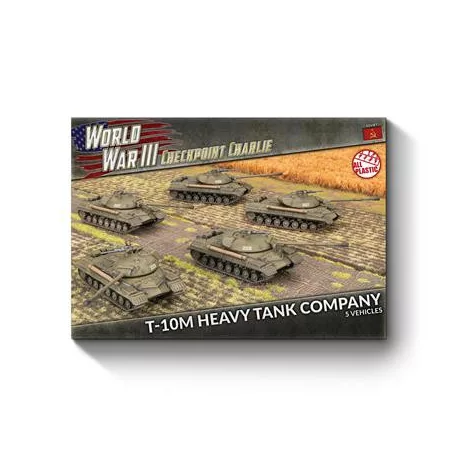 Checkpoint Charlie T-10M Heavy Tank Company (x5 Plastic)-TSBX37