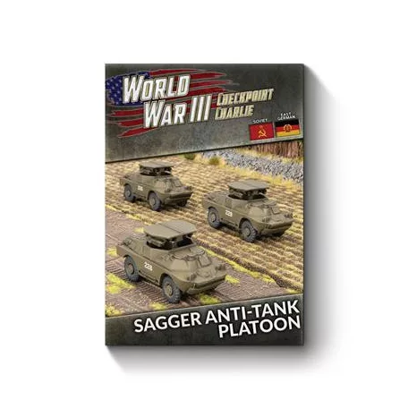 Checkpoint Charlie BRDM-2 Sagger (x3)-TSBX38