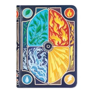 TCG Faux-Leather Elemental Trading Card Binder-LNX10003