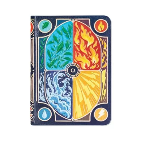 TCG Faux-Leather Elemental Trading Card Binder-LNX10003
