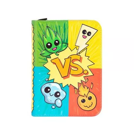 TCG Faux-Leather Battle Time Trading Card Binder - Small Version-LNX10005