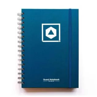D&D Character Quest Notebook - Heroic Blue-RP026QN5B