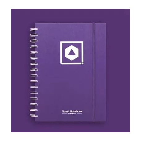 D&D Character Quest Notebook - Mystic Purple-RP026QN5P