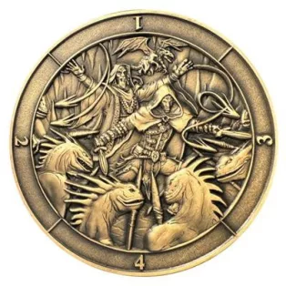 Dice Coin D4 Battle Scene-GLH02019