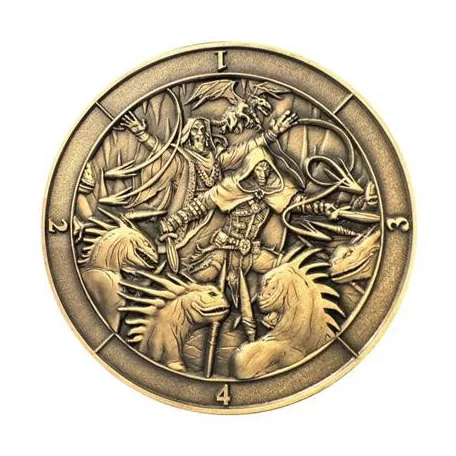 Dice Coin D4 Battle Scene-GLH02019