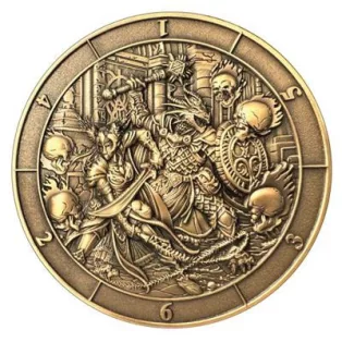 Dice Coin D6 Battle Scene-GLH02020