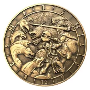 Dice Coin D12 Battle Scene-GLH02023