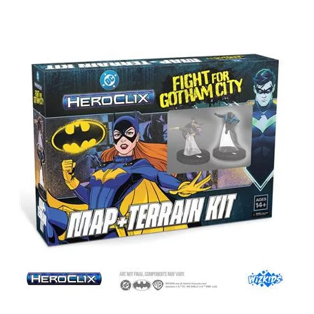 DC HeroClix: Fight for Gotham City Map and Terrain Kit - EN-WZK84156