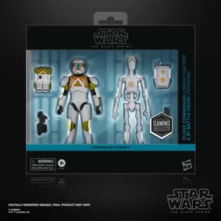 Star Wars The Black Series Clone Commando & B1 Battle Droid-G13275S0