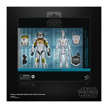Star Wars The Black Series Clone Commando & B1 Battle Droid-G13275S0